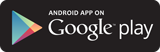 A black button with the text "Android App on Google Play"