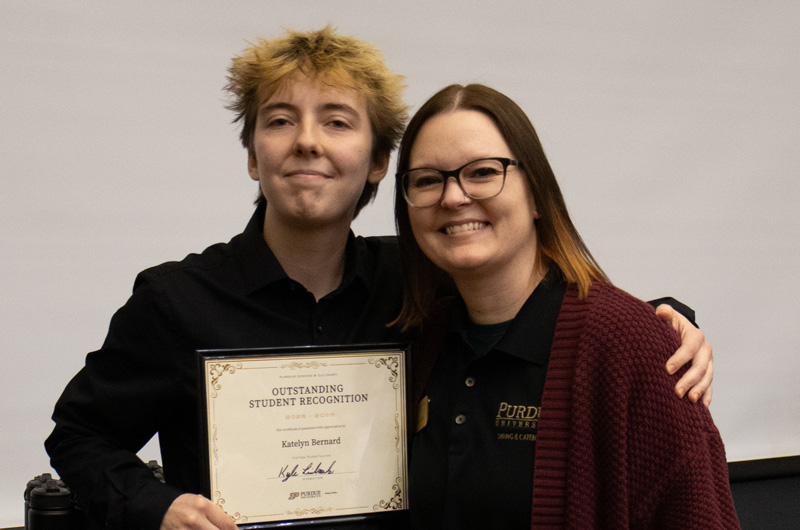 Katelyn Bernard from Wiley Dining Court, nominated by Jessica Scott
